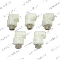 Угол полипропиленовый комбинированный 20-3/4