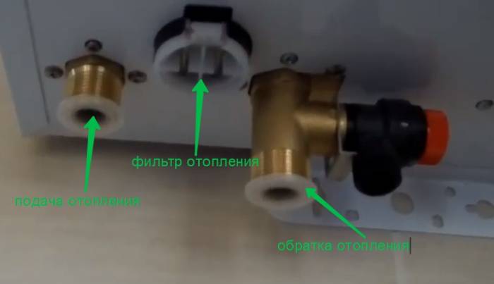 установка котла Навьен Делюкс