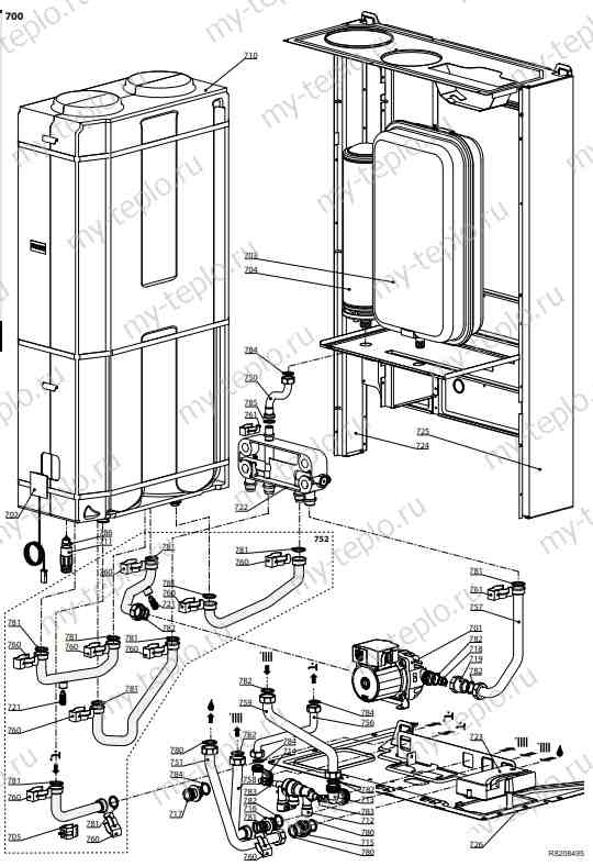 Запчасти Ariston CLAS B 24 FF купить в Екатеринбурге