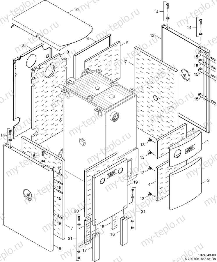 Запчасти Buderus Logano S111-25 WT купить в Екатеринбурге