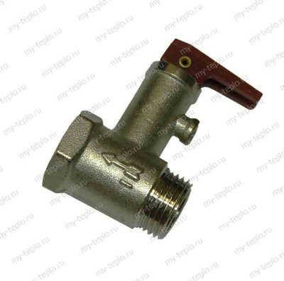 Клапан предохранительный для водонагревателя, 1/2" 6 бар (0,6 МПа) (200506)